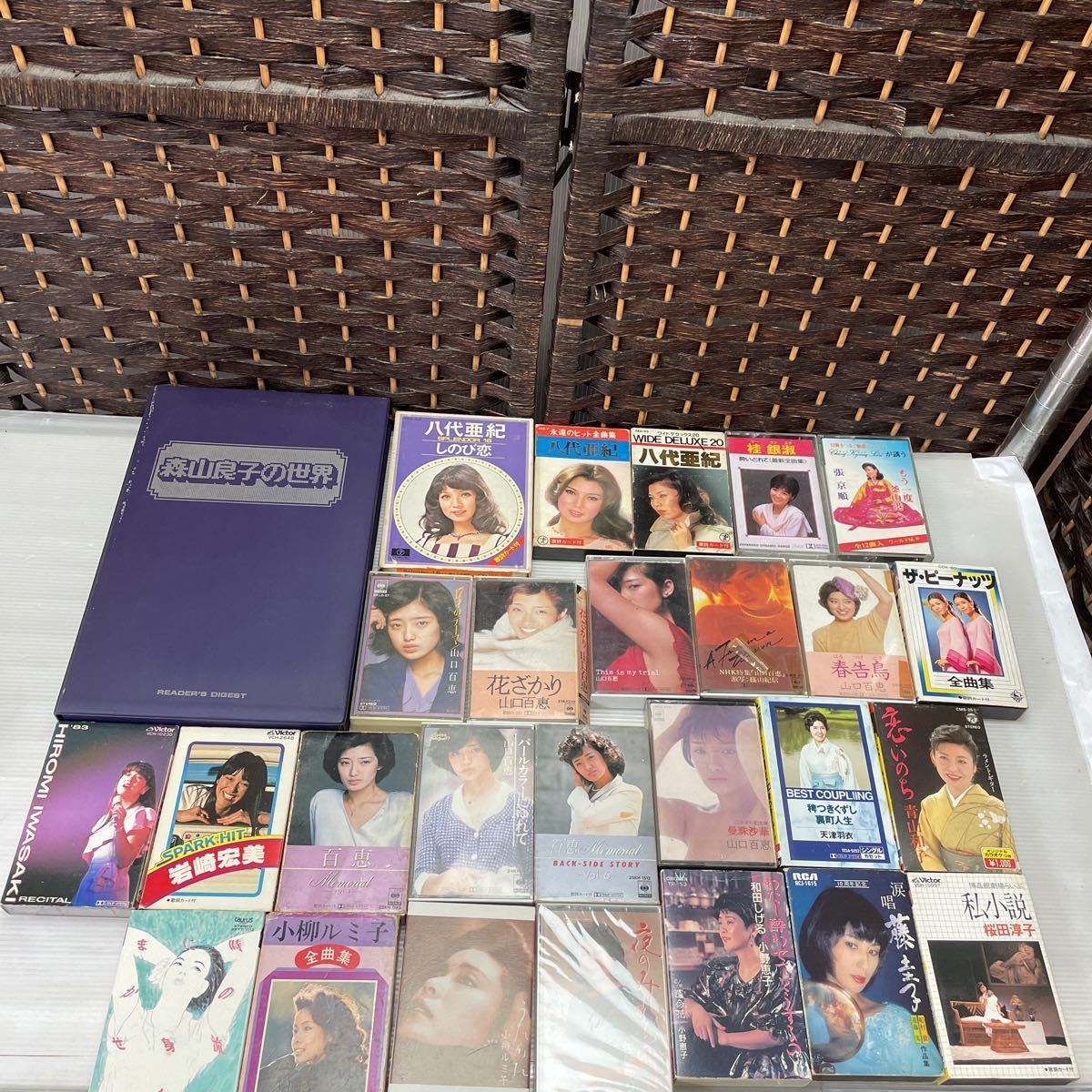 ⑦ 演歌 カセットテープ まとめ売り 八代亜紀 山口百恵 森山良子 小柳