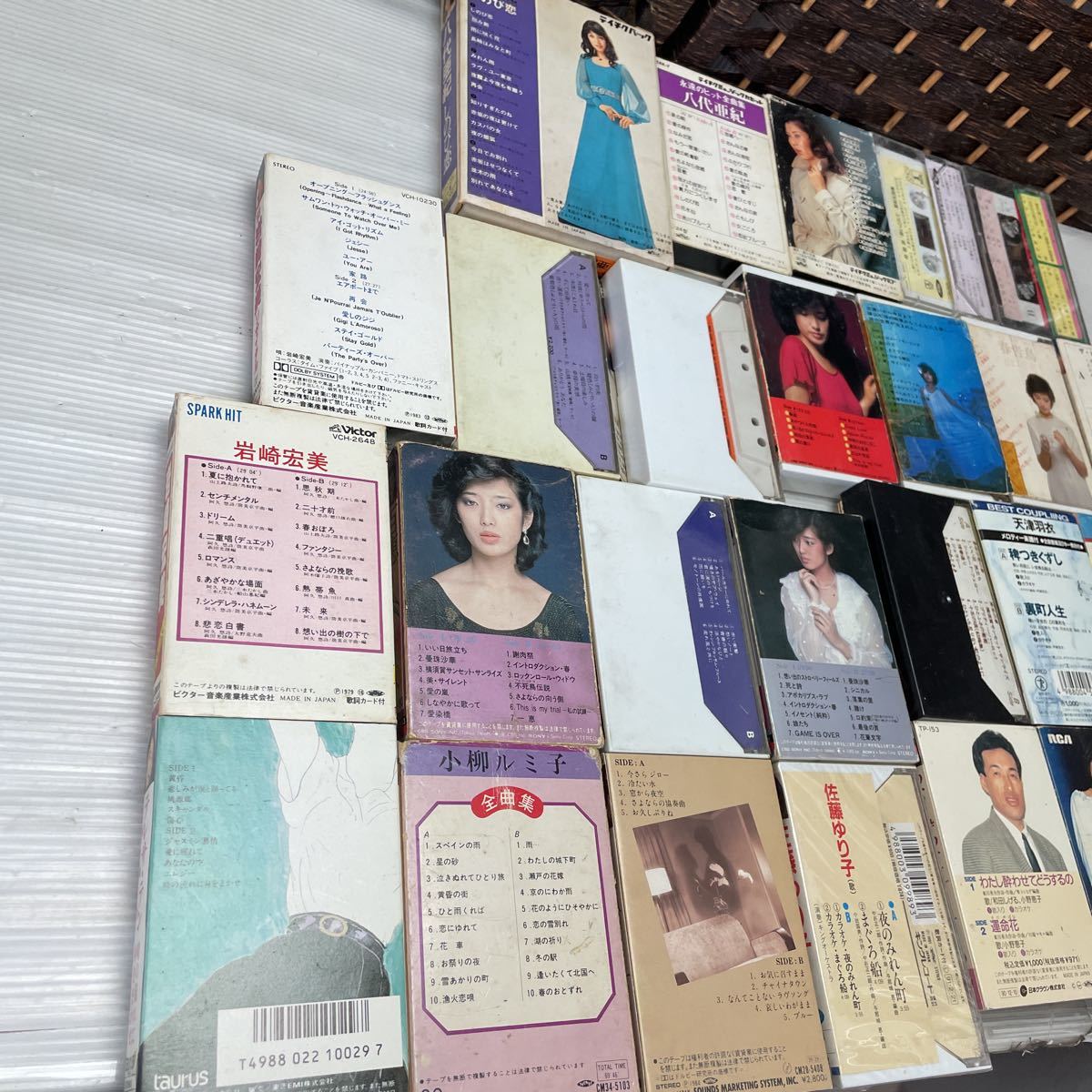 ⑦ 演歌 カセットテープ まとめ売り 八代亜紀 山口百恵 森山良子 小柳