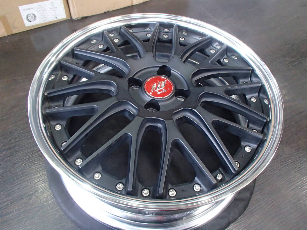 ◇新品国産タイヤ付◇WORK グノーシス GR204◇7J+42◇OPセンター