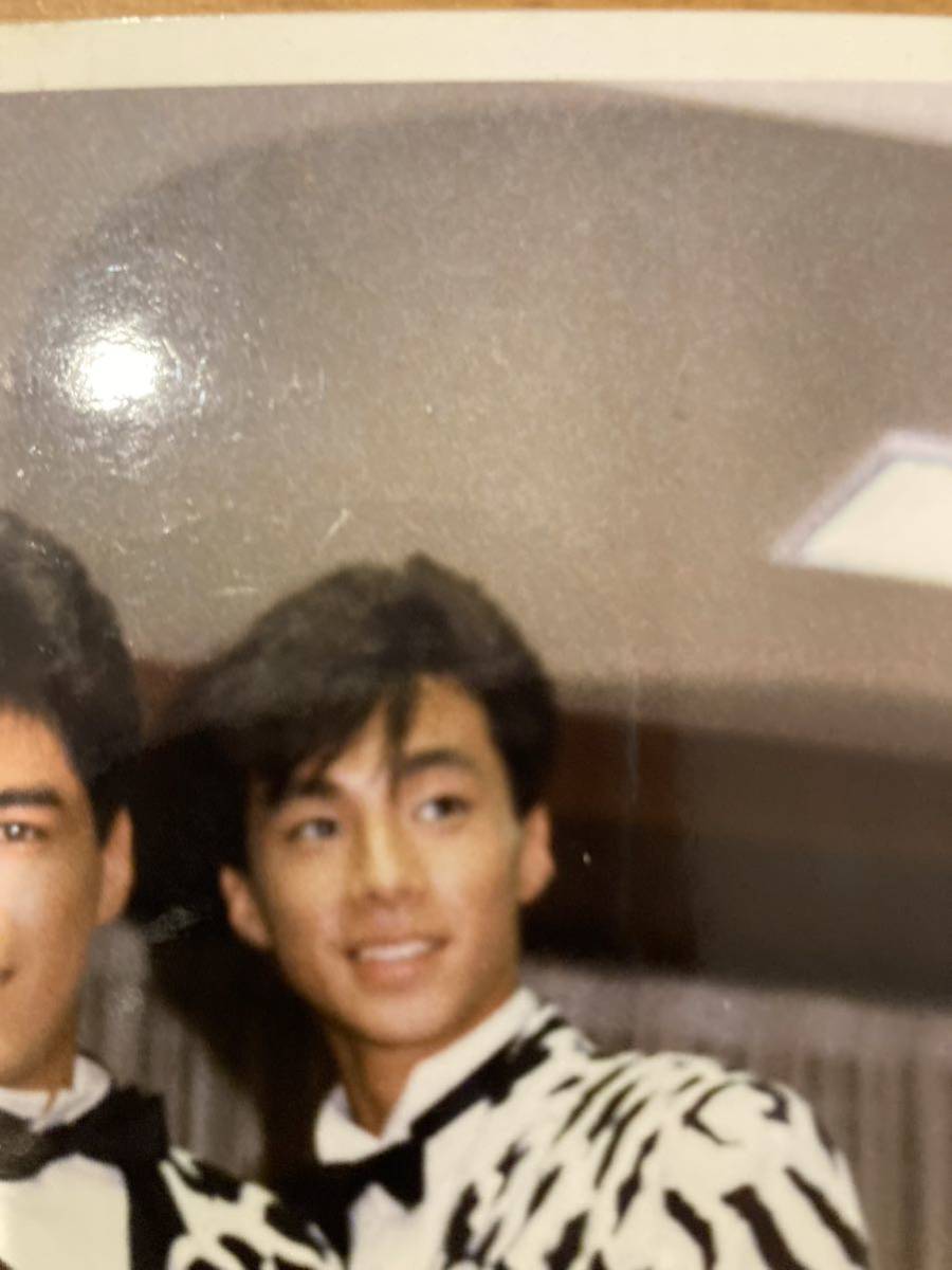 激レア 少年隊 生写真 1986年 新宿音楽祭受賞 東山紀之 錦織一清 植草 