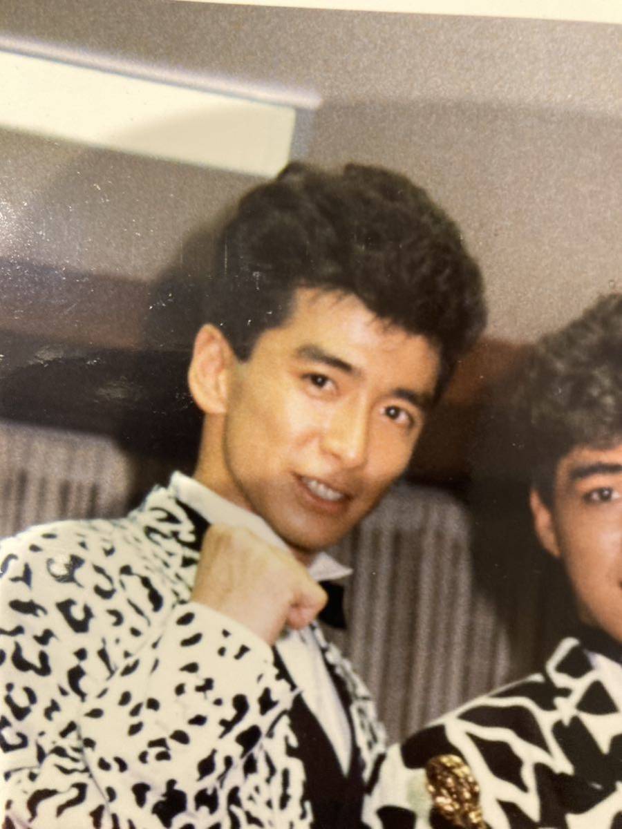 激レア 少年隊 生写真 1986年 新宿音楽祭受賞 東山紀之 錦織一清 植草 