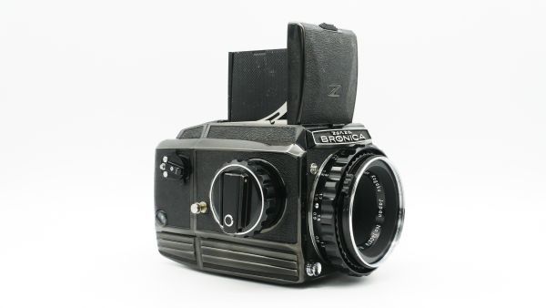 ゼンザブロニカ ZENZA BRONICA S2 A ブラック + Nikkor P 75mm F2.8