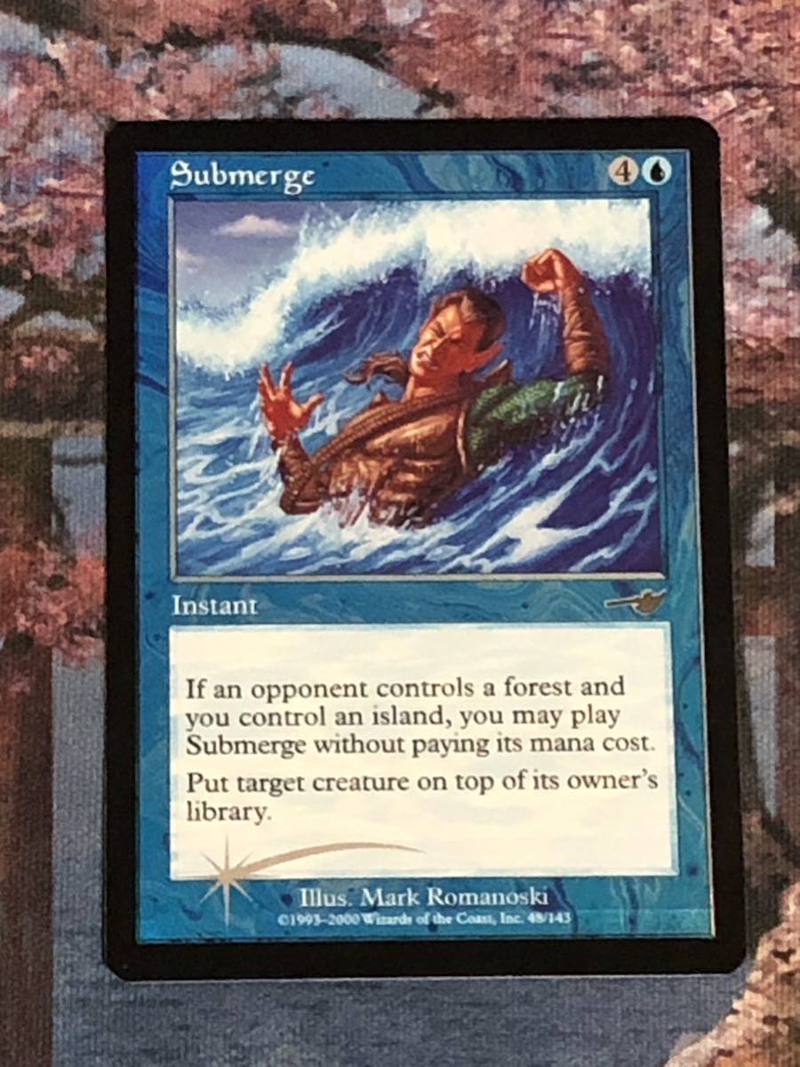 MTG][英語FOIL] 水没/Submerge [NEM]※継ぎ目あり