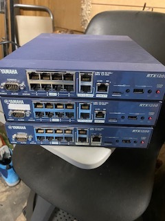 ギガアクセスVPNルーターYAMAHA RTX1200 3台 ヤマハ RTX1200 ギガ