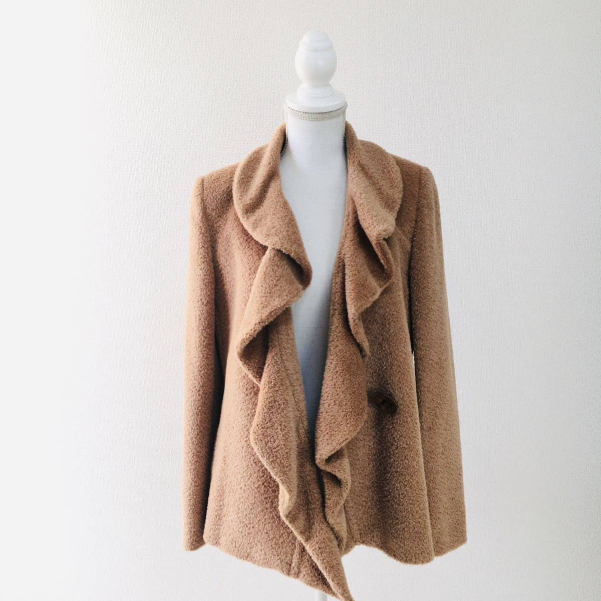 美品 MaxMara マックスマーラ アルパカ ウール コート 送料無料