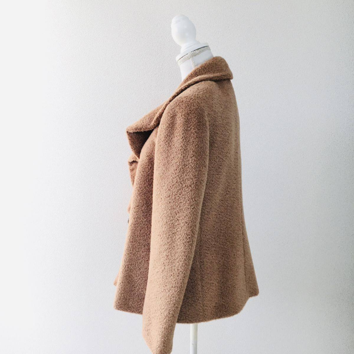 美品 MaxMara マックスマーラ アルパカ ウール コート 送料無料