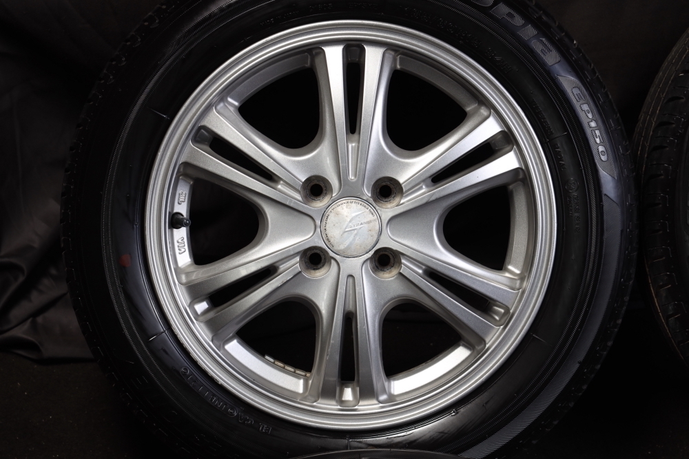 ☆バリ山 185/60R15 ブリヂストン ECOPIA 21年製 アルミ付4本SET