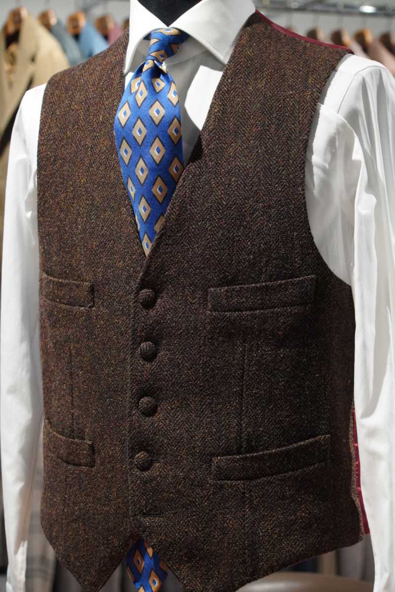 リングヂャケットマイスター ヴィンテージTweed オッドベスト 