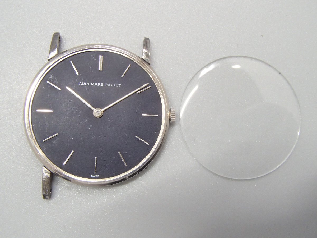 R77☆ジャンク品☆ AP オーデマ・ピゲ 18K/0.750 刻印 約18.8ｇ 手巻き R111A 現状渡し 本体のみ メンズ腕時計 AUDEMARS・PIGUET