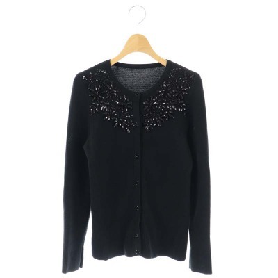 グレースコンチネンタル ビジュカーディガン/38号 トップス 