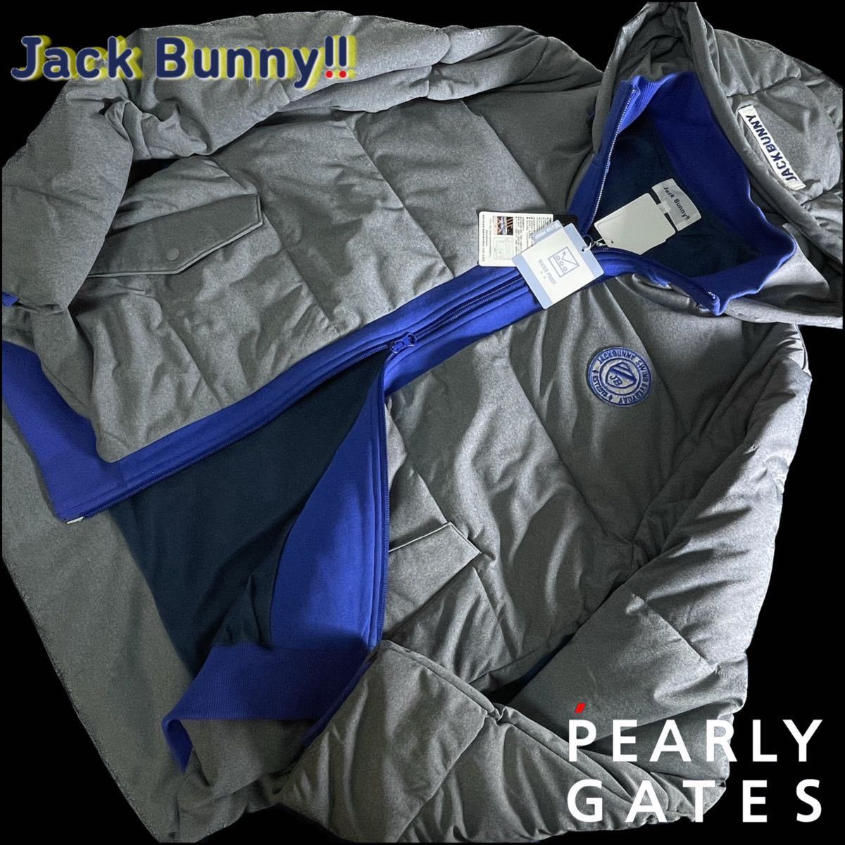 本物 新品 32768236 PEARLY GATES パーリーゲイツ ジャックバニー 6(LL)超人気 ライトサーモ フルジップブルゾン 高性能蓄熱中綿 撥水 保温
