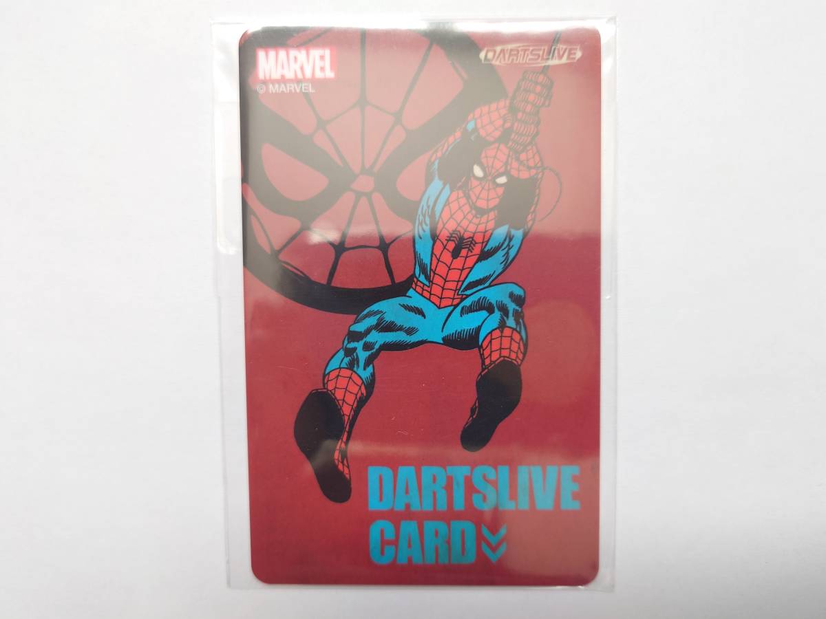 【廃盤レア未使用】 スパイダーマン ダーツライブカード 送料無料！】激レア 廃盤 MARVEL スパイダーマン ダーツライブカード 2