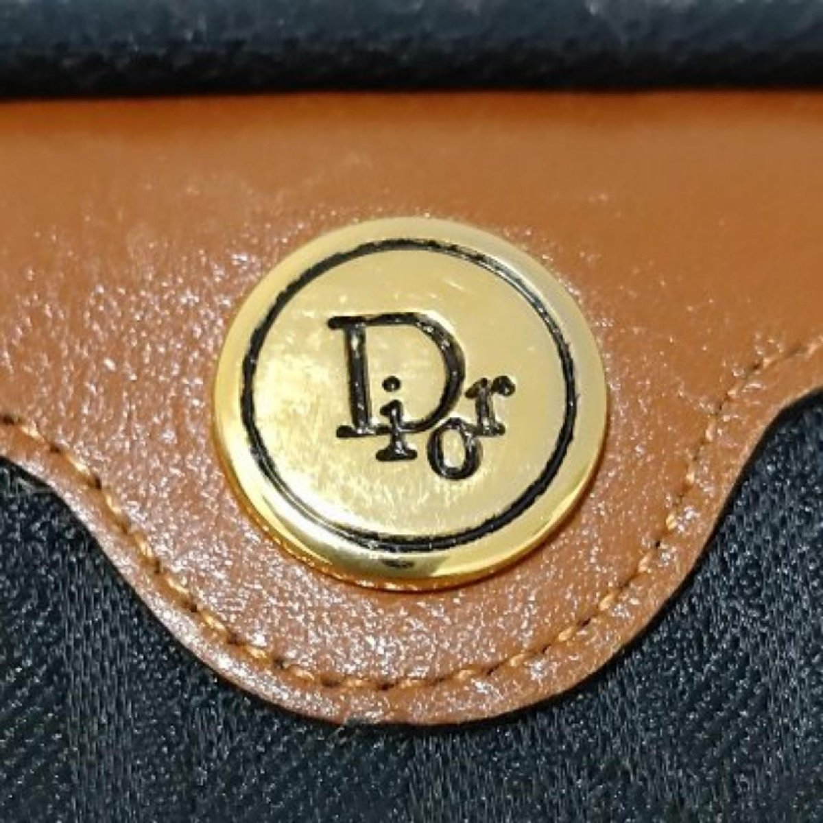 Dior ディオール トロッター キャンバス×レザー セカンドバッグ ポーチ