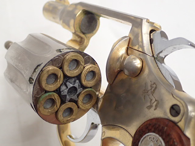 ハンマハンマ MGC パイソン 木製グリップ及びモデルガン本体及び外箱