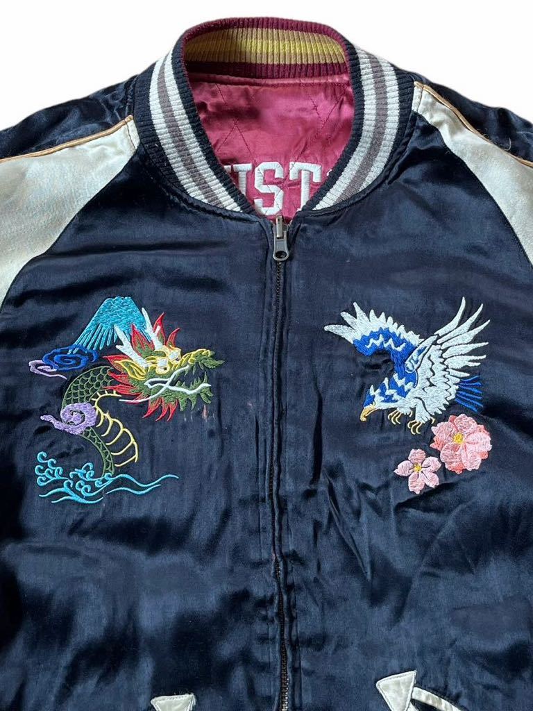 ヒューストン☆90s☆リバーシブル☆スカジャン☆孔雀☆ HOUSTON ヒューストン 40周年記念限定モデル リバーシブルスカジャン M