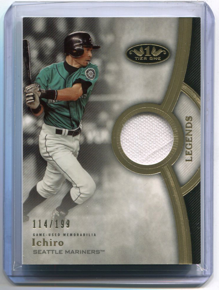 2020 Topps Tier One Tier One Legend Relics T1LR-I Ichiro イチロー