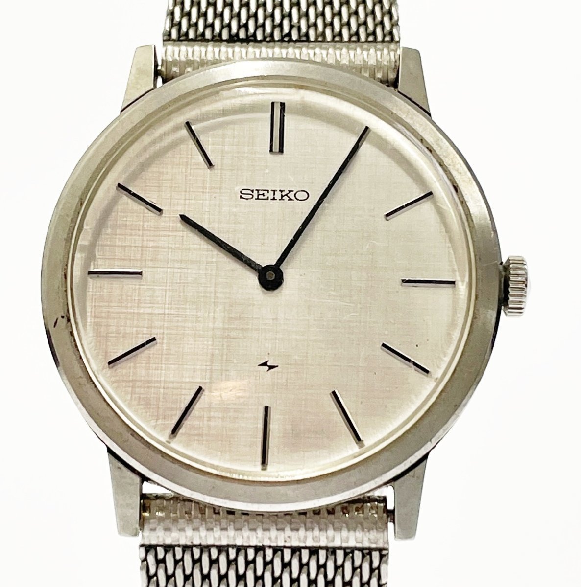 SEIKO セイコー 2220-0180 シャリオ SS シルバーダイヤル 手巻き 
