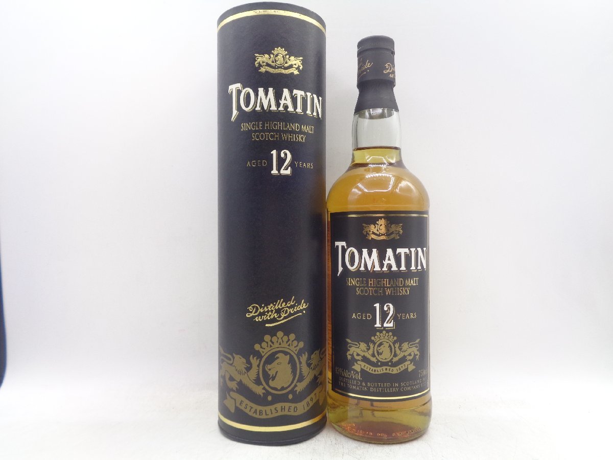 TOMATIN 12年 トマーティン スコッチ ウイスキー 箱入 未開封 古酒 750ml 43％ X168526