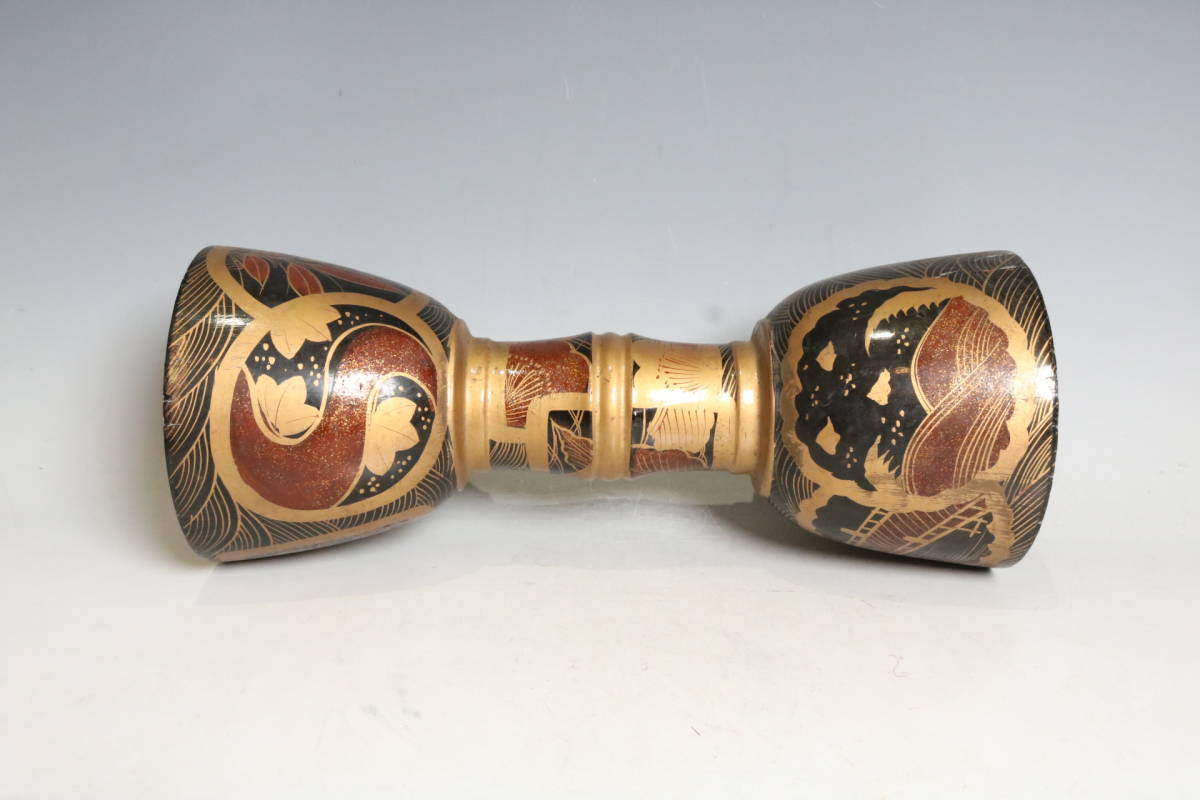 蒔絵 大鼓 鼓 大皮 打楽器 和楽器 能楽 雅楽 皮付き（J319） 2026年最新
