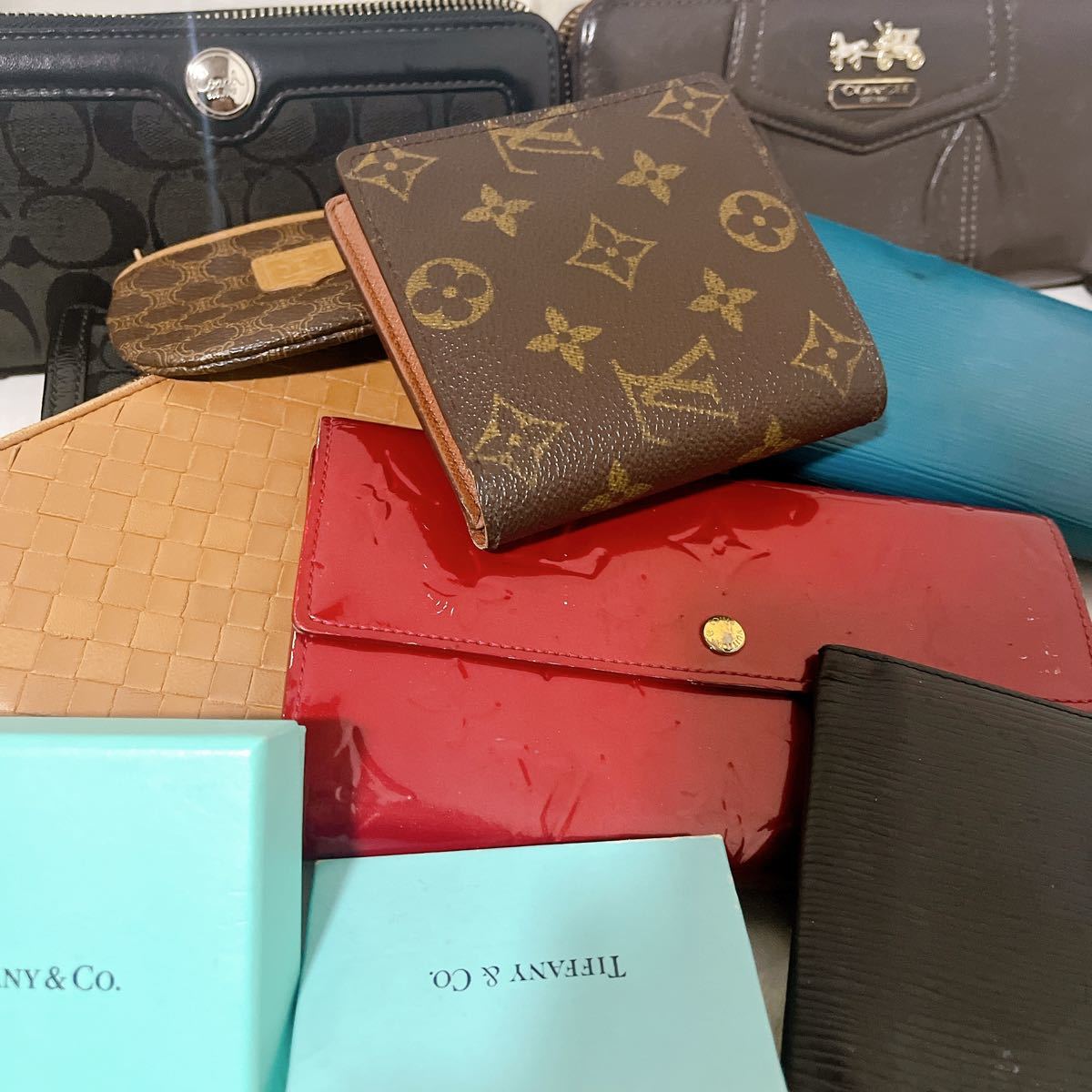 豪華 1円～ ブランド 財布 小物 アクセサリー まとめ セット 【28点】ルイヴィトン ボッテガ セリーヌ ティファニー ディオール など 大量