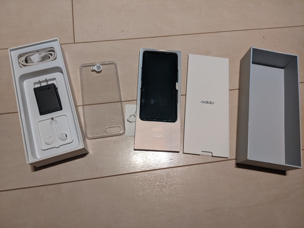 OPPO Reno A ブルー 【日本正規代理店品】 CPH1983 BL　SIMフリー　室内使用のみ