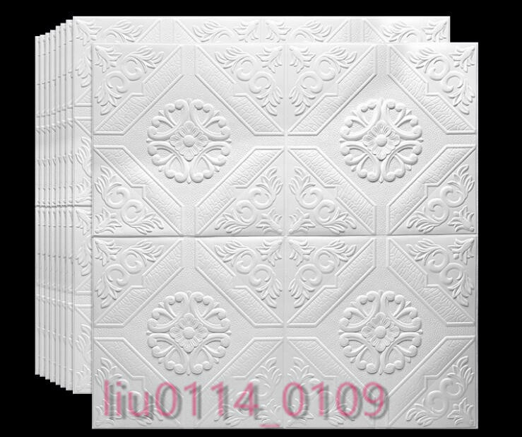★50枚3.0mm厚 70cm×70cm 3D立体レンガ模様壁紙 防水汚い防T 高品質☆新品、未使用☆30枚 70cm×70cm 厚さ4mm 背景