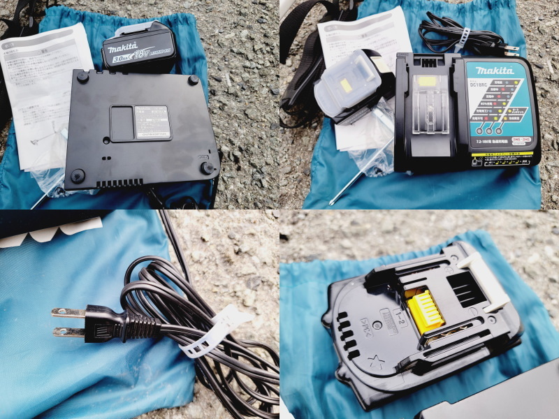 makita】MUR182UD 充電式草刈機 動作確認済み 充電器 バッテリー1個 