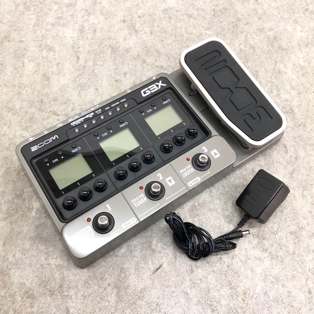 □ZOOM ズーム G3X ギター用 マルチエフェクター エフェクト アンプ