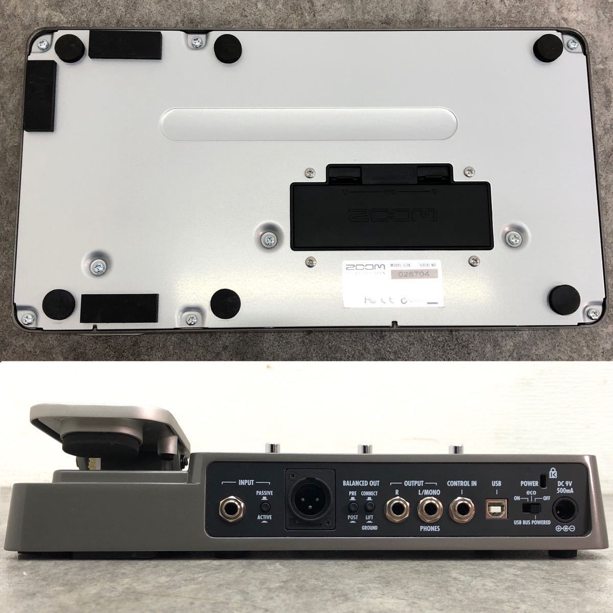 □ZOOM ズーム G3X ギター用 マルチエフェクター エフェクト アンプ