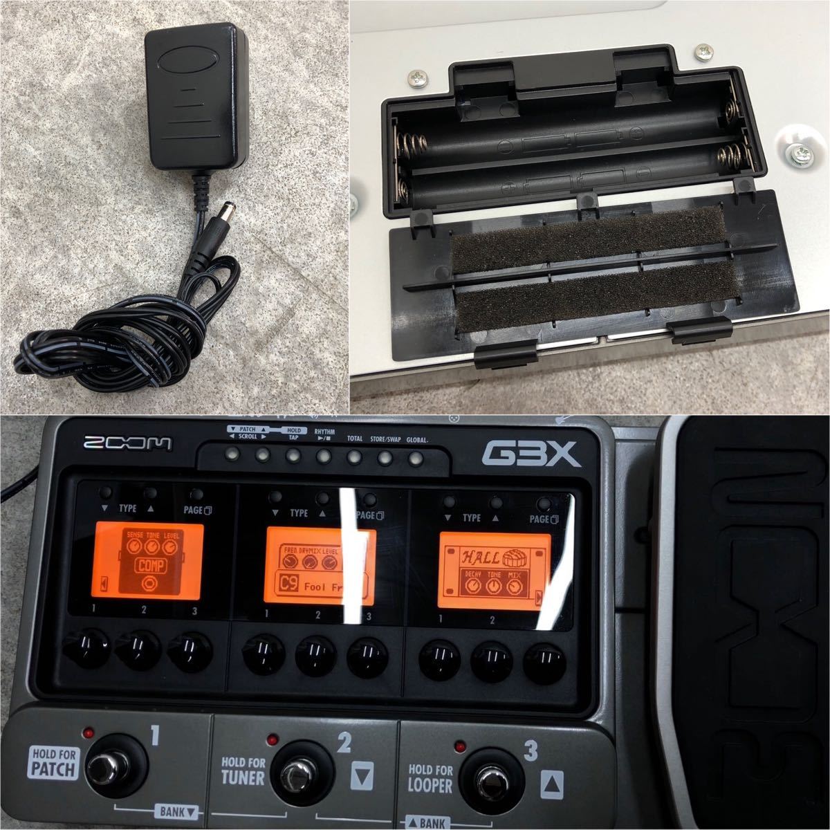 □ZOOM ズーム G3X ギター用 マルチエフェクター エフェクト アンプ