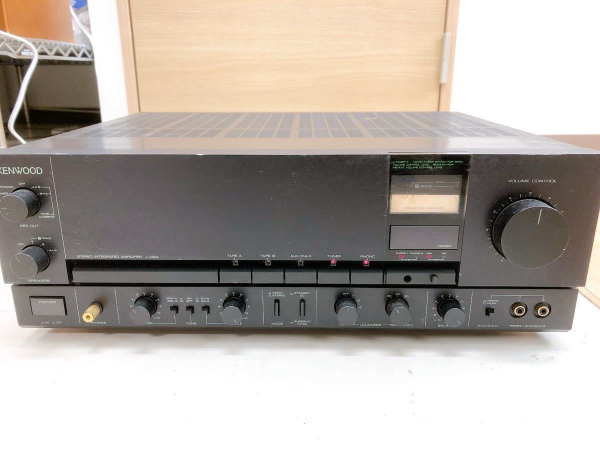 KENWOOD L-03A プリメインアンプ ジャンク扱い 通電未確認 Yahoo