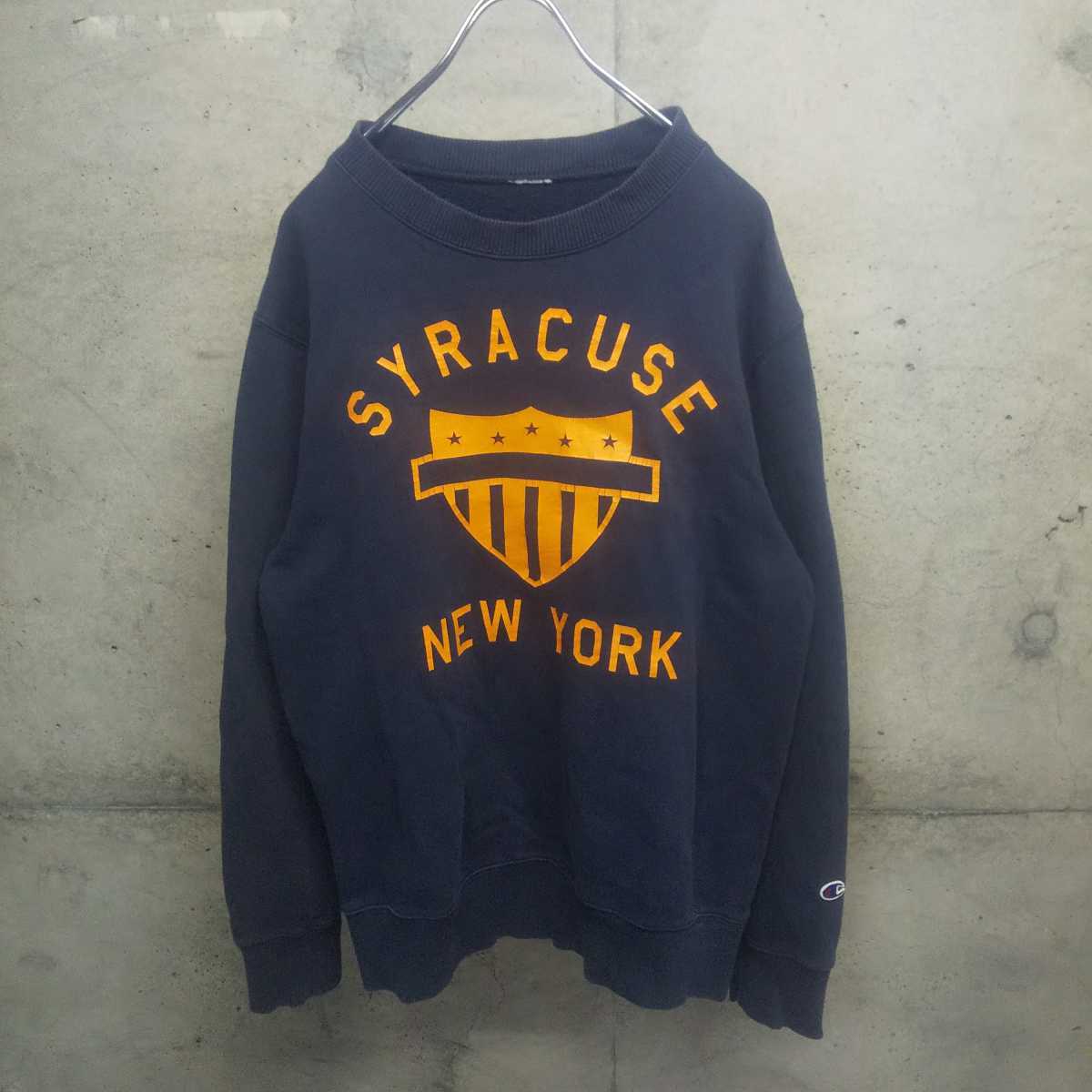 champion / チャンピオン スウェット トレーナー syracuse NEWYORK ロゴ used 古着 vintage ヴィンテージ ビンテージ