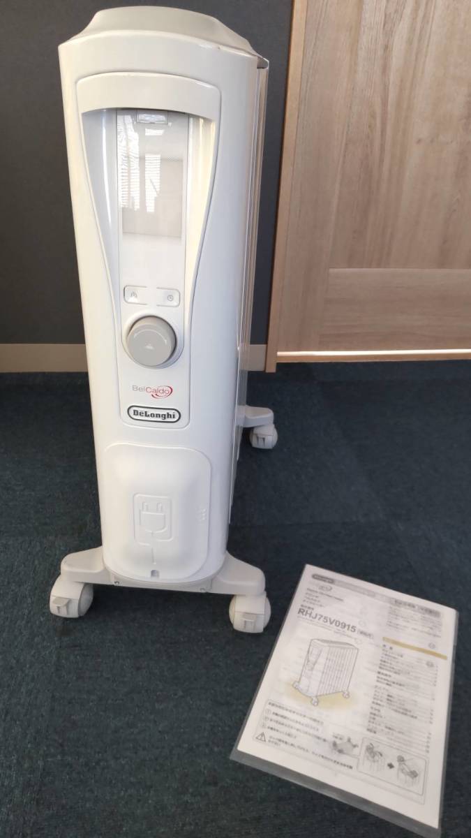  0501k2610 デロンギ オイルヒーター RHJ75V0915-GY(オイルヒーター)｜売買されたオークション情報、yahooの商品情報をアーカイブ公開 - オークファン オイルヒーター