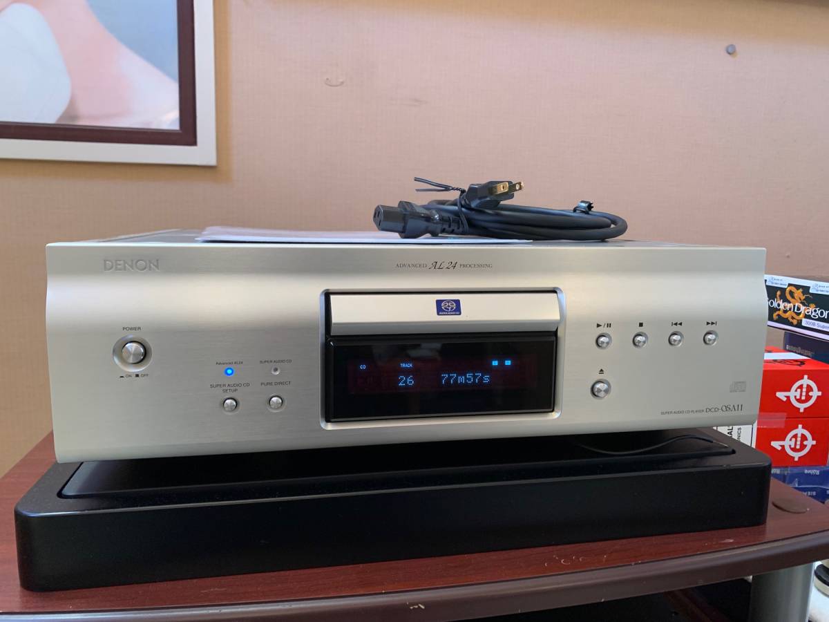 DENON DCD-SA11 CDプレーヤーデッキ メンテナンス済み 中古動作品 ステレオ専用SACD/CDプレーヤー DENON DCD-SA11 DCD-SA11 DENON デノン