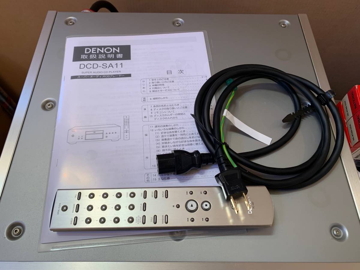 ステレオ専用SACD/CDプレーヤー DENON DCD-SA11 DCD-SA11 DENON デノン