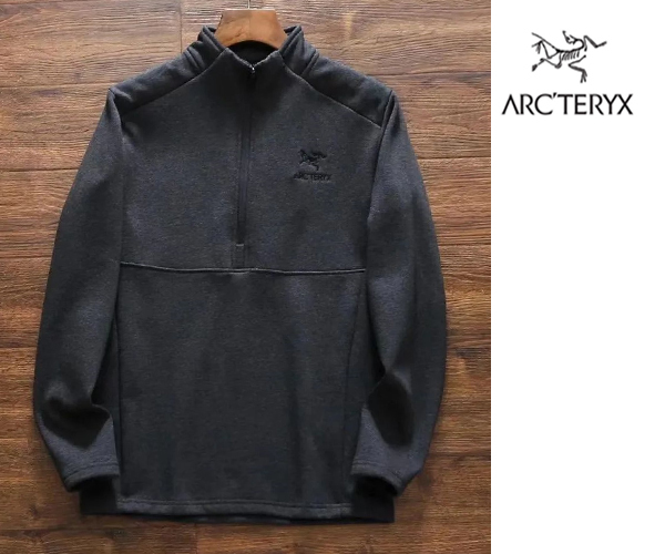 ★ARC'TERYX　アークテリクス　Dallen Fleece Pullover Men's 極暖 長裏起毛4方向ストレッチ長袖T-Shirt ★ Gray M