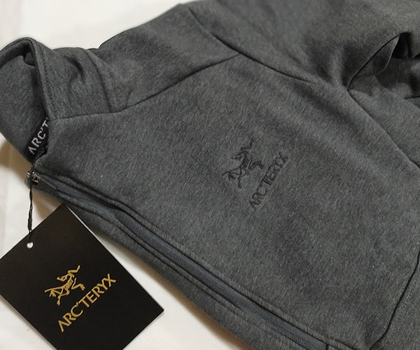 ★ARC'TERYX　アークテリクス　Dallen Fleece Pullover Men's 極暖 長裏起毛4方向ストレッチ長袖T-Shirt ★ Gray M