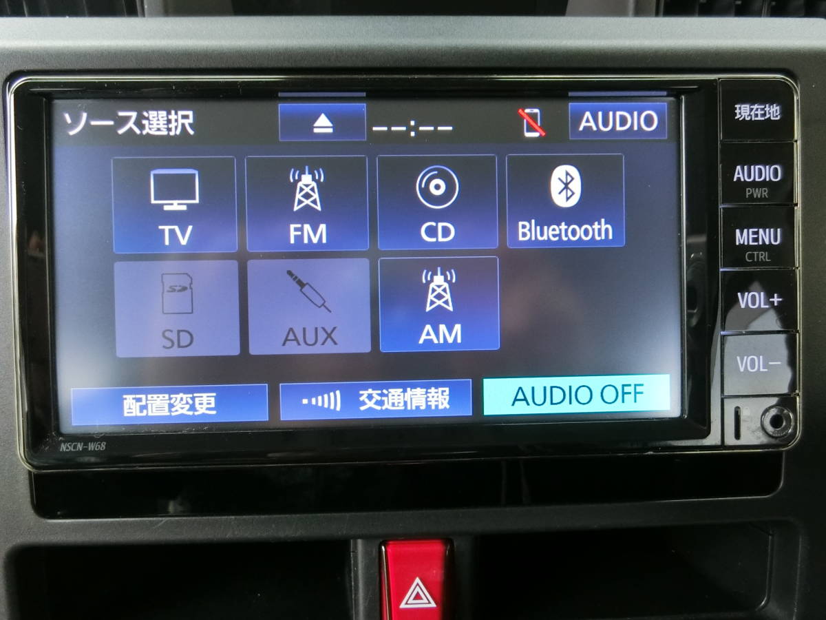 トヨタ純正 SDナビ ワンセグ NSCN-W68 純正ドライブレコーダー DRT 