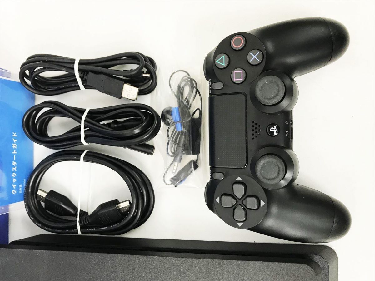 ps4 本体、ケーブルセット、コントローラー CUH-2200A 500GB SONY PS4 500GB ジェットブラック 本体 PS4本体 PS4 コントローラーセット CUH-2200A 500GB