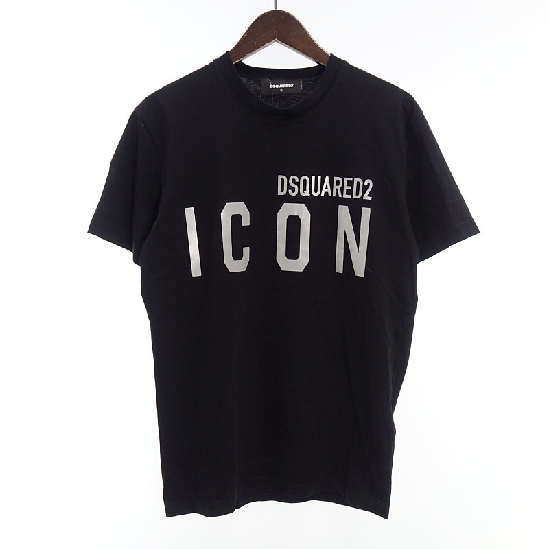 期間限定】DSQUARED2 21SS COOL FIT ICON リフレクトプリント Tシャツ 