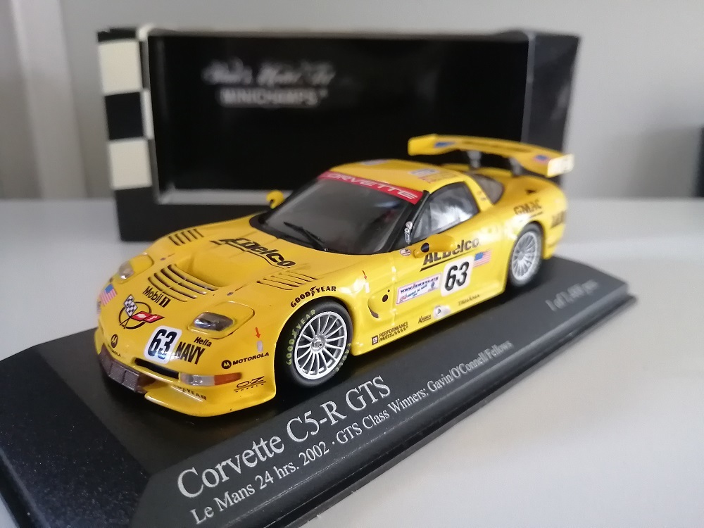 シボレー コルベット Corvette C5R ル・マン ミニチャンプス 1/43