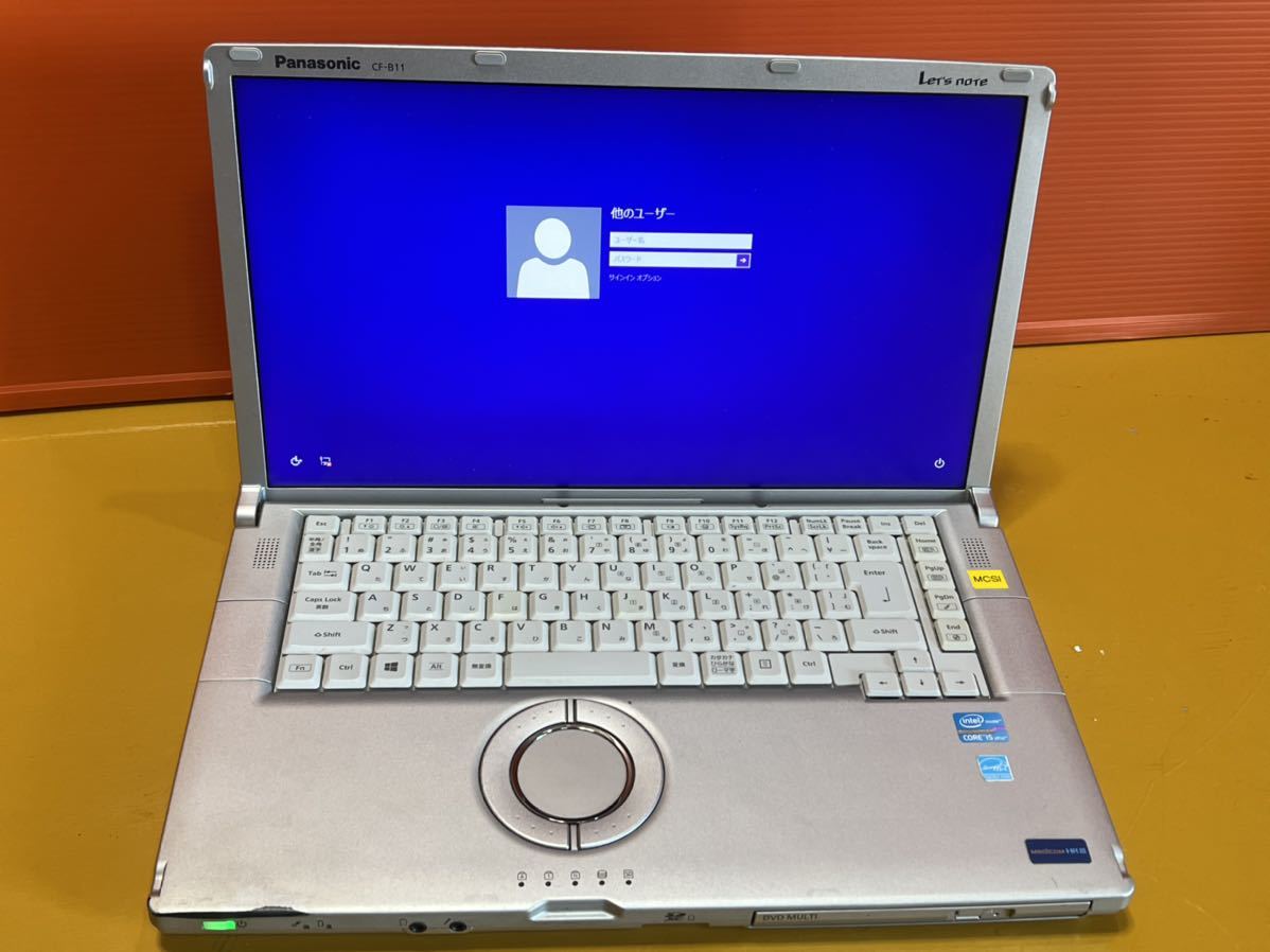 01 Panasonic Let's note CF-B11 / win10 / core i7 3615QM / HDD640GB