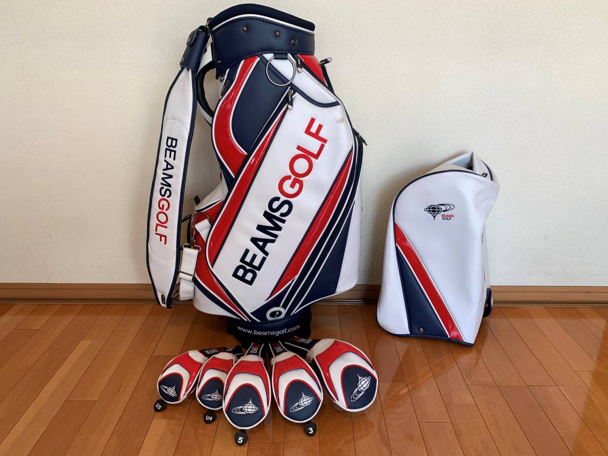 BEAMS GOLF キャディバッグ キャディバッグ・ヘッドカバーセット 