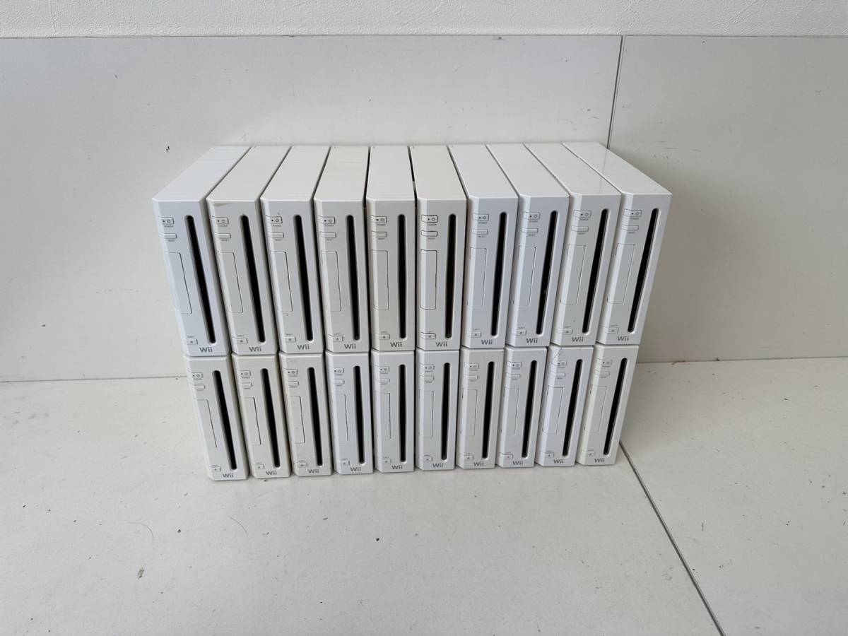 ジャンク品 Wii本体 7点まとめて RVL-001(JP) 任天堂 ホワイト