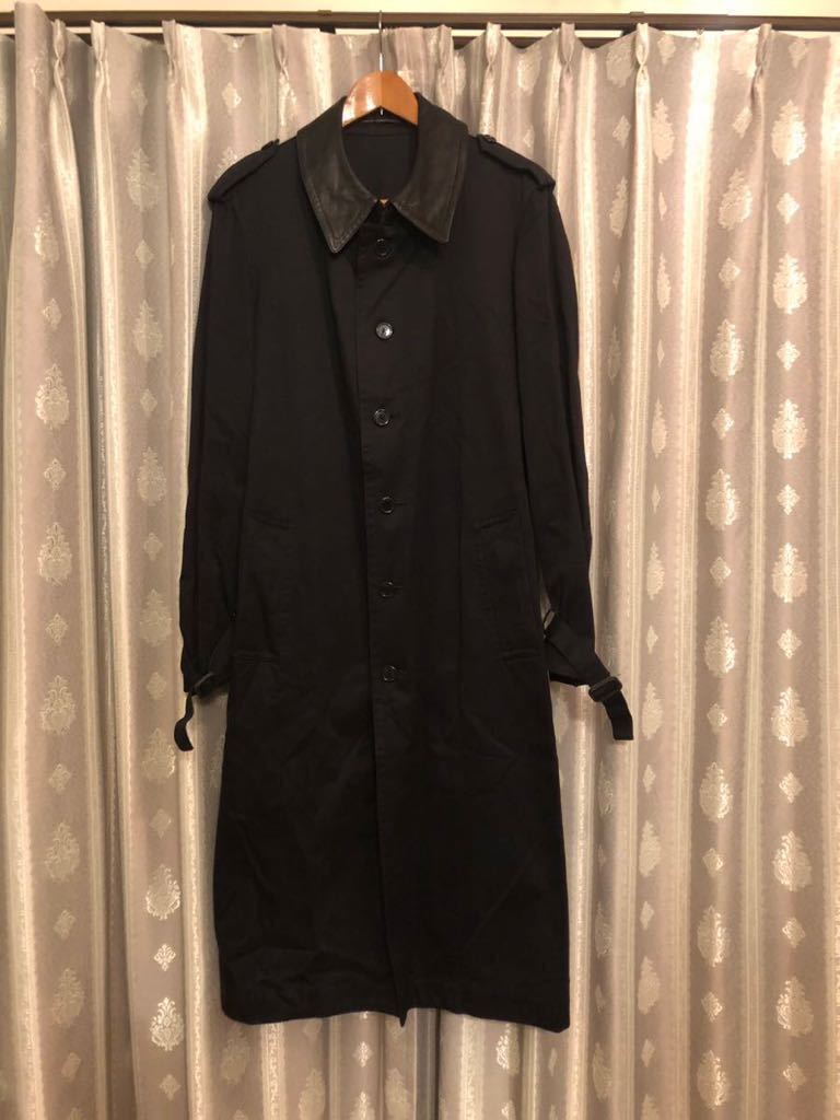for Y's men ロングコート ブラック ⁄ YOHJI ウールロングコート