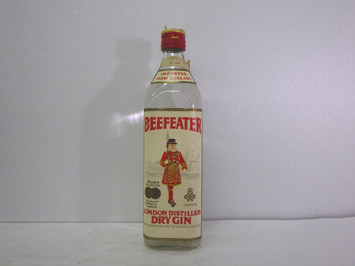 古酒 未開栓 BEEFEATER ビーフィーター DRY GIN ドライ ジン SPIRITS スピリッツ 旧ボトル 760ml 47％ A30619xY
