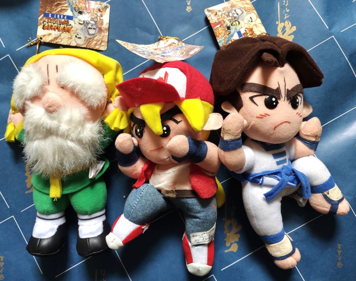 SNK 餓狼伝説スペシャル/餓狼伝説SPECIAL』希少タグ付・ぬいぐるみ13体