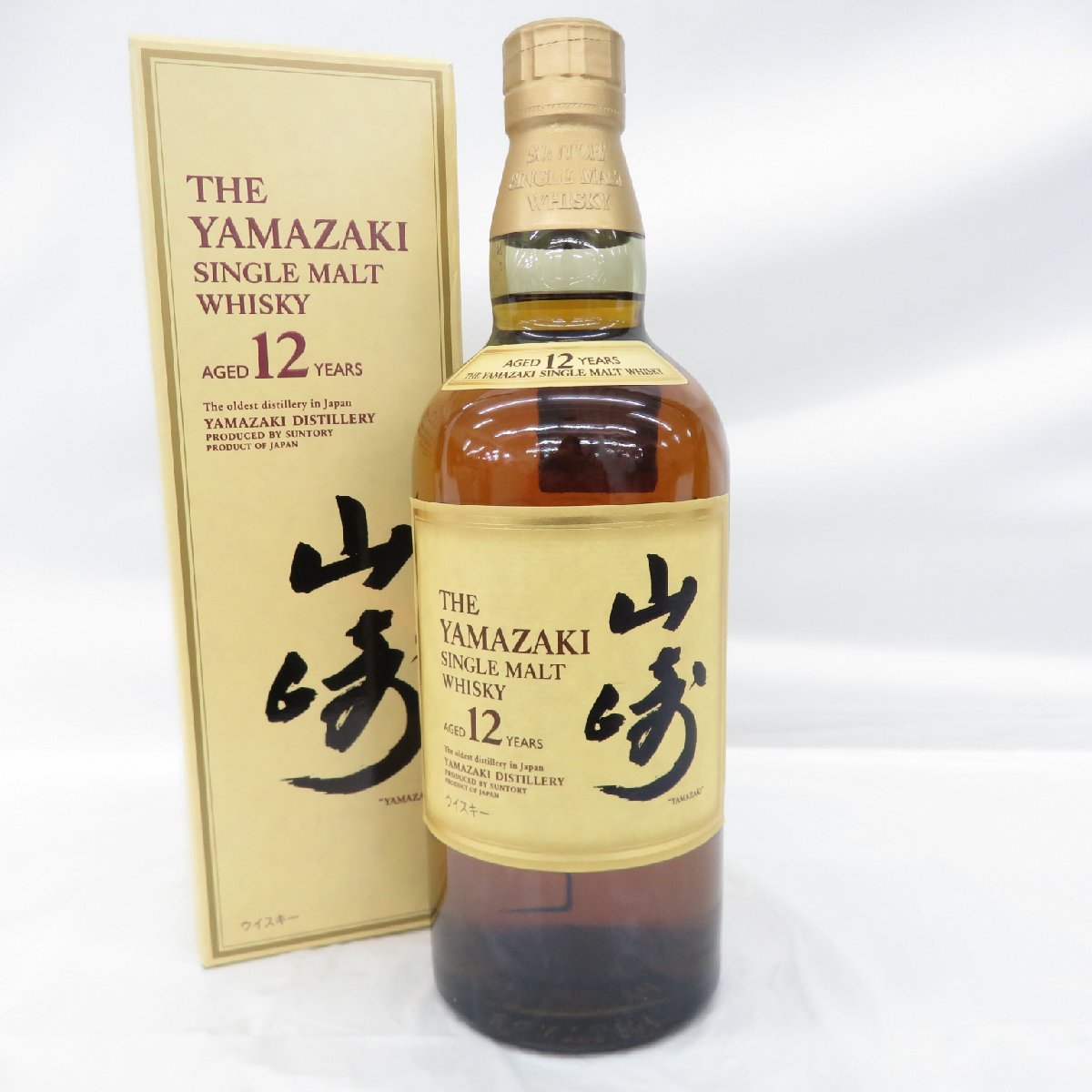 未開栓】SUNTORY サントリー 山崎 12年 シングルモルト 旧 ウイスキー 