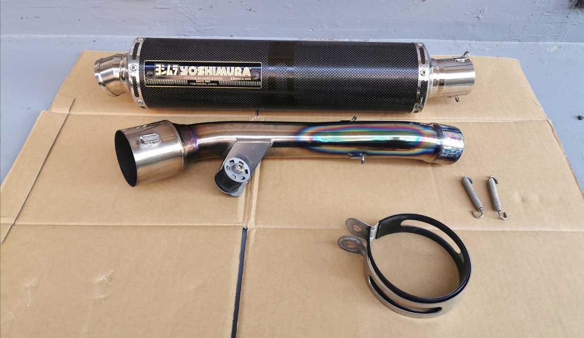 CB00SF SB nc42 YOSHIMURA ヨシムラ フルエキ用 カーボンサイレンサー