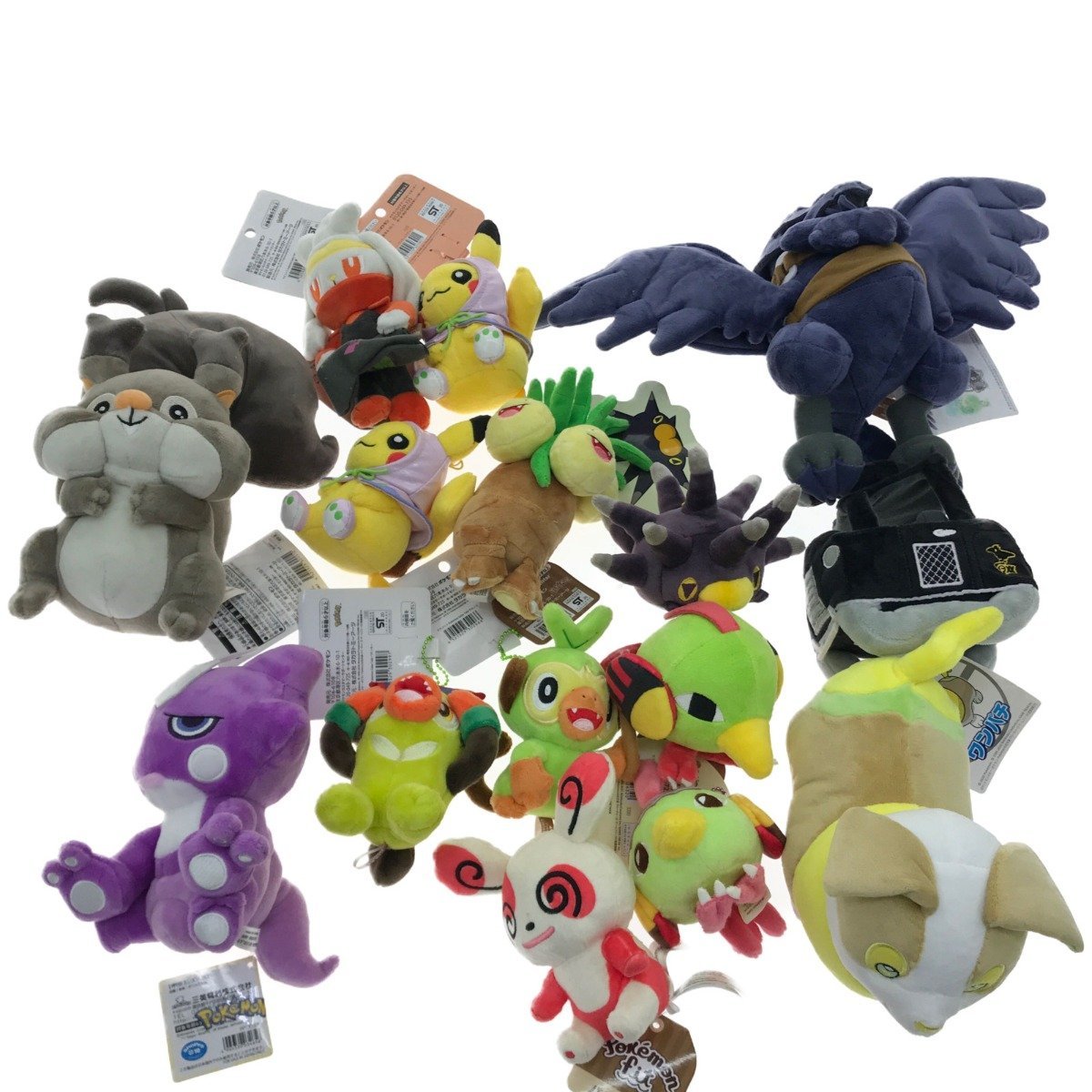「新品、未使用」ポケットモンスター ぬいぐるみ ６種類セット　まとめ売り ▽▽ ポケットモンスター ぬいぐるみ まとめセット 目立った傷や汚れ